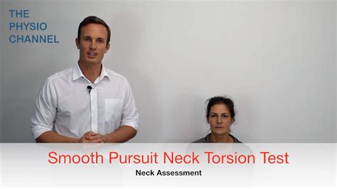 Smooth pursuit neck torsion test in whiplash